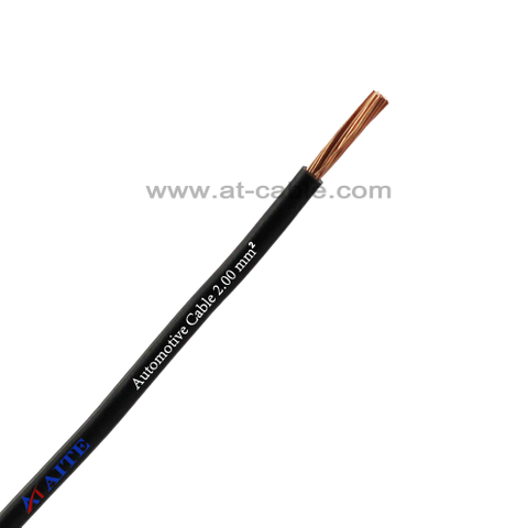 FLRY-B Automotive Wire Black 2.0 mm² 