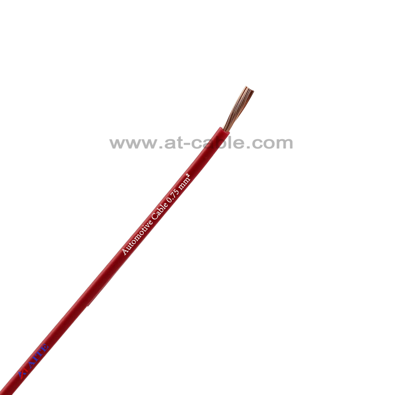  FLRY-B Automotive Wire Red 0.75mm²