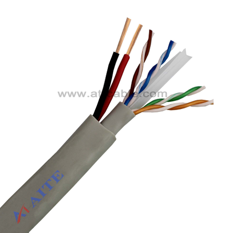 UTP CAT6+2C CCTV SIAMESE Cable