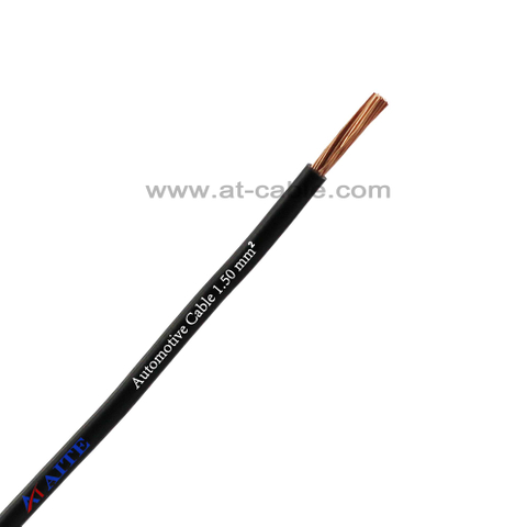 FLRY-B Automotive Wire Black 1.5 mm² 