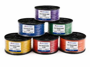 AITE High-Flex and High-Strength CCS tracer wire reels in 14, 12 and 10 AWG